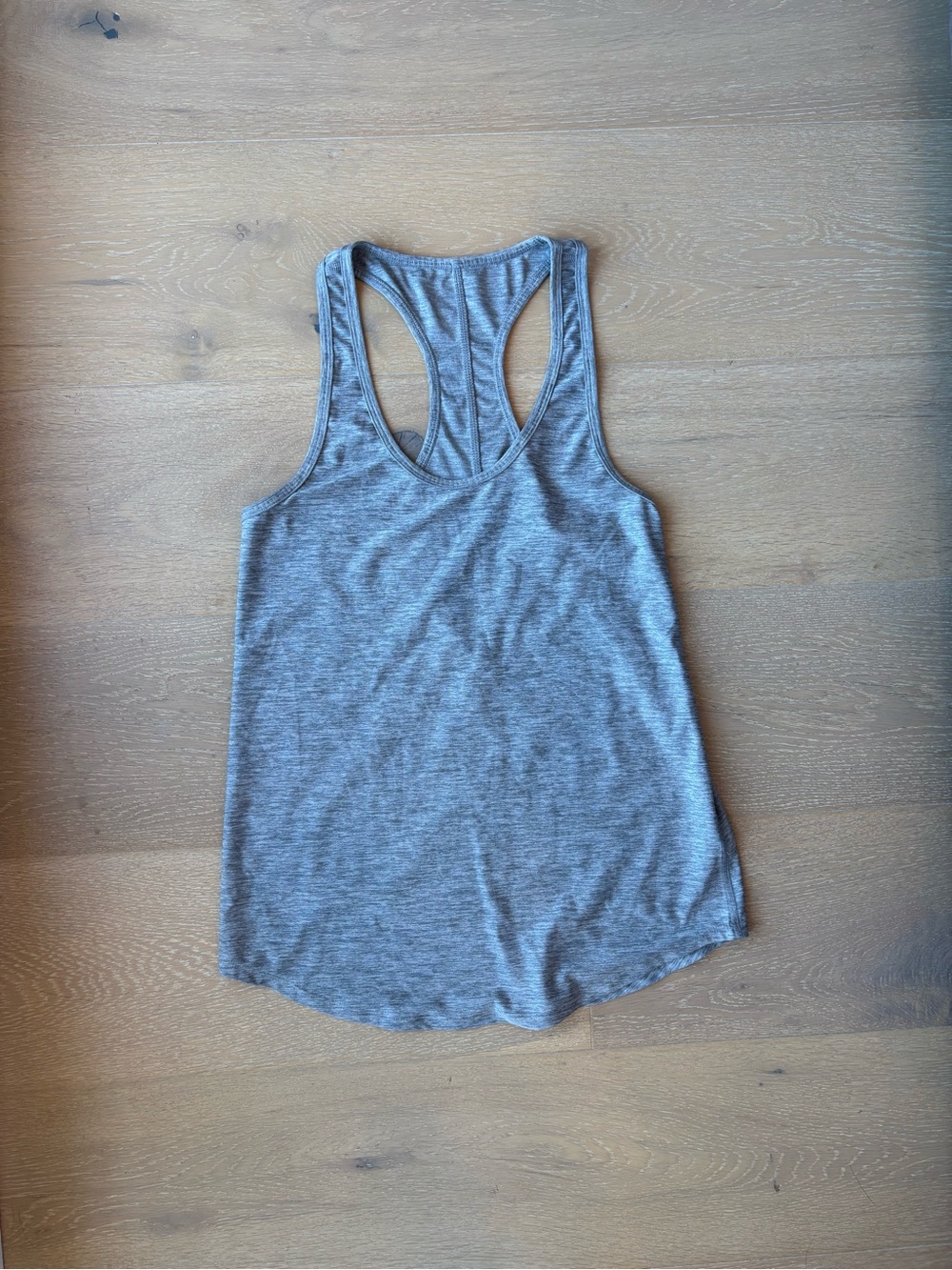 Aritzia TNA Gray Racerback Workout Tank Top